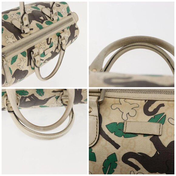 GUCCI GG Supreme Hand Bag PVC White 189895 Auth 146608 - Picture 16 of 16